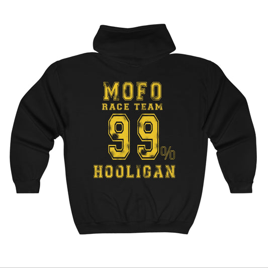 ERT  Speed Division - MOFO Race Team 99% Hooligan - Full Zip Hooded Sweatshirt