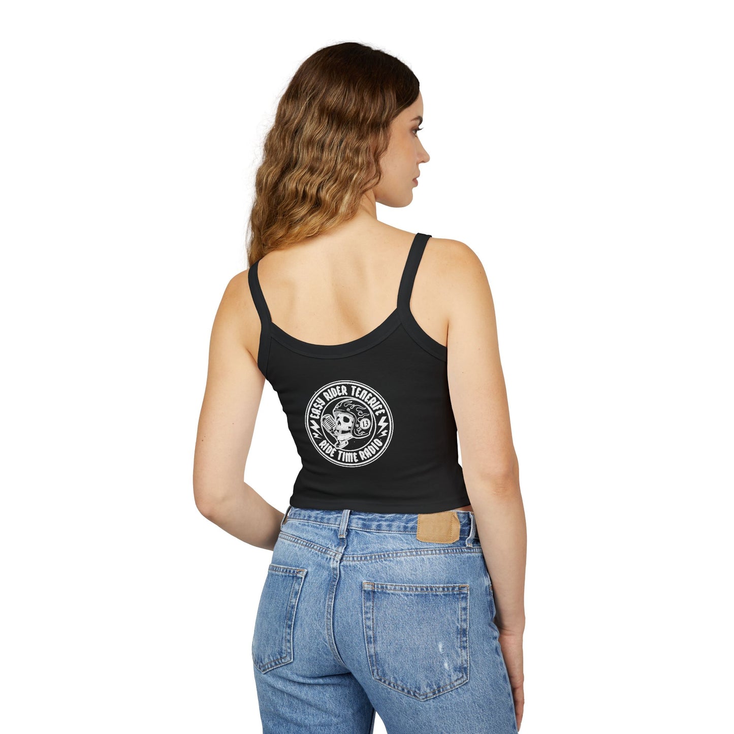 Easy Rider Tenerife Women's Spaghetti Strap Tank Top - Cool Biker Vibe
