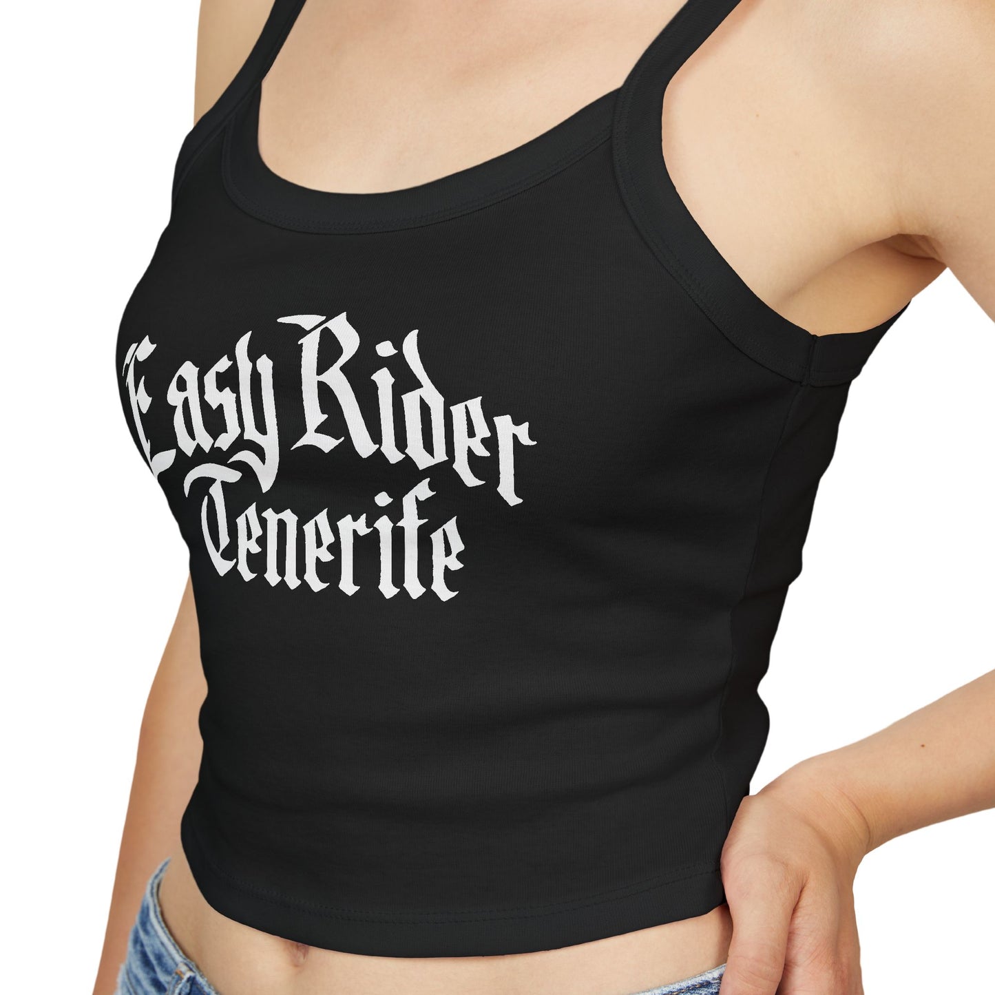 Easy Rider Tenerife Women's Spaghetti Strap Tank Top - Cool Biker Vibe