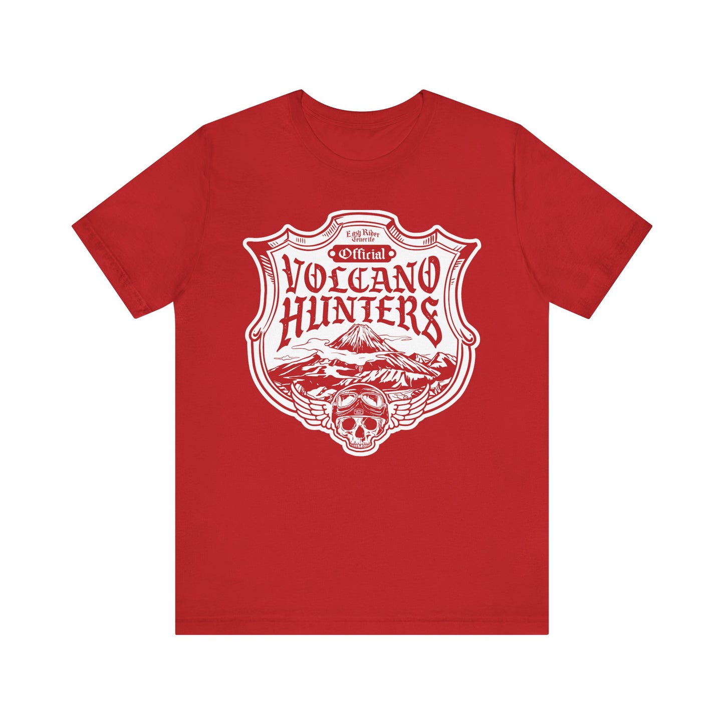 Easy Rider Tenerife - Volcano Hunter - Unisex Jersey Short Sleeve Tee