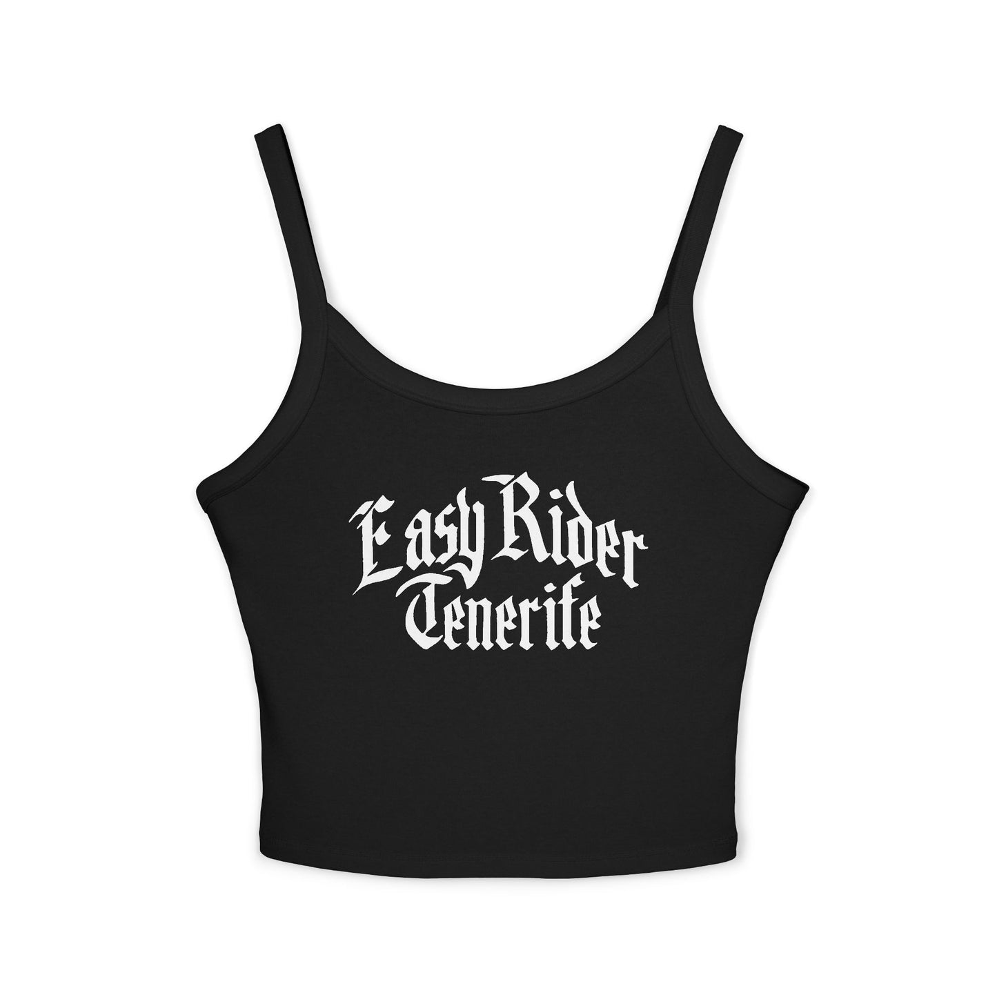 Easy Rider Tenerife Women's Spaghetti Strap Tank Top - Cool Biker Vibe