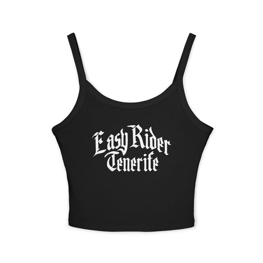 Easy Rider Tenerife Women's Spaghetti Strap Tank Top - Cool Biker Vibe