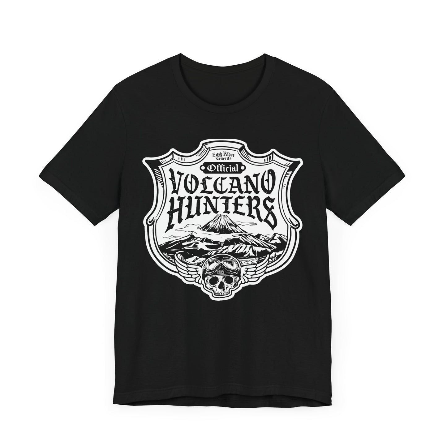 Easy Rider Tenerife - Volcano Hunter - Unisex Jersey Short Sleeve Tee