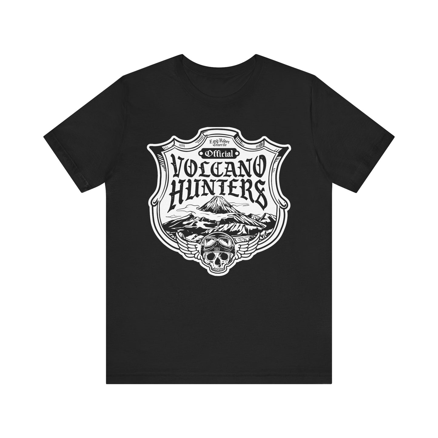 Easy Rider Tenerife - Volcano Hunter - Unisex Jersey Short Sleeve Tee