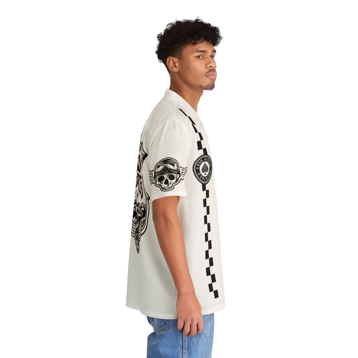 Easy Rider Tenerife - Men's Hawaiian Shirt (AOP)
