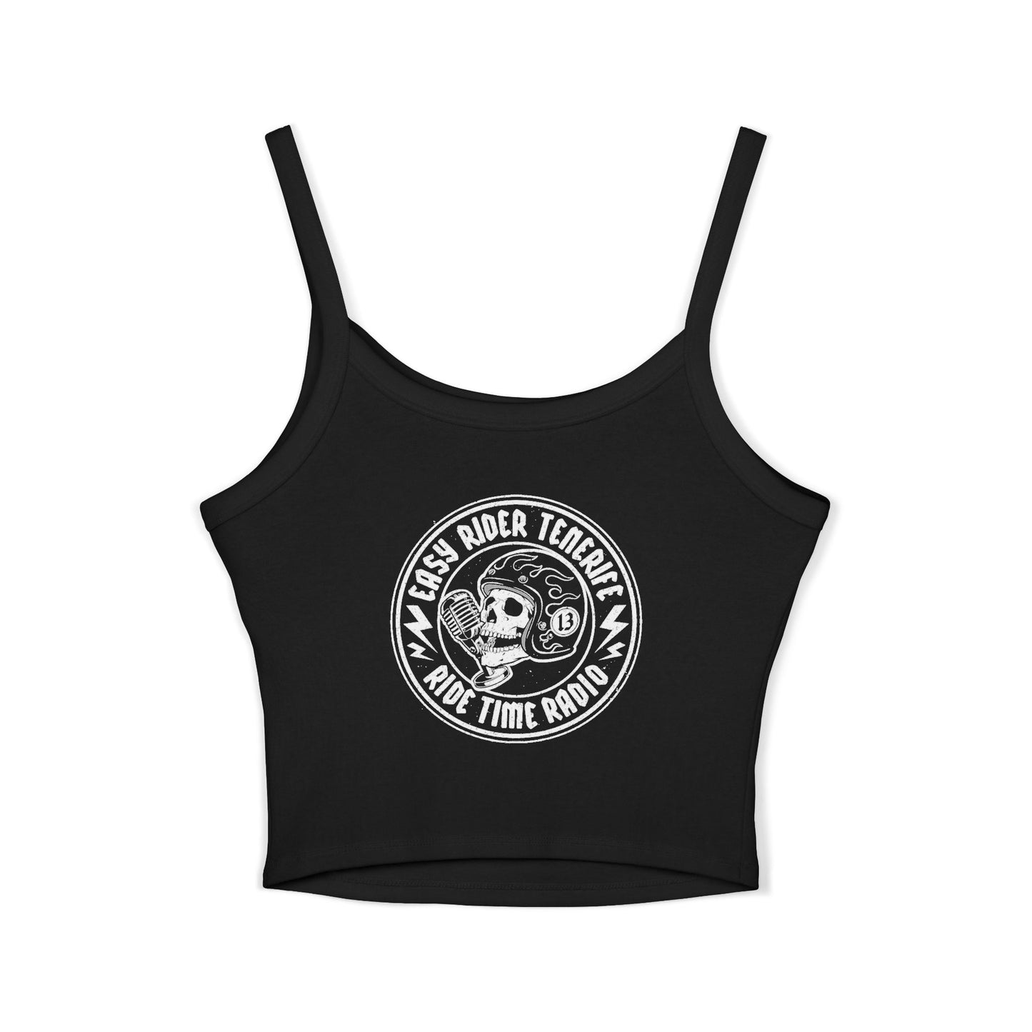 Easy Rider Tenerife Women's Spaghetti Strap Tank Top - Cool Biker Vibe