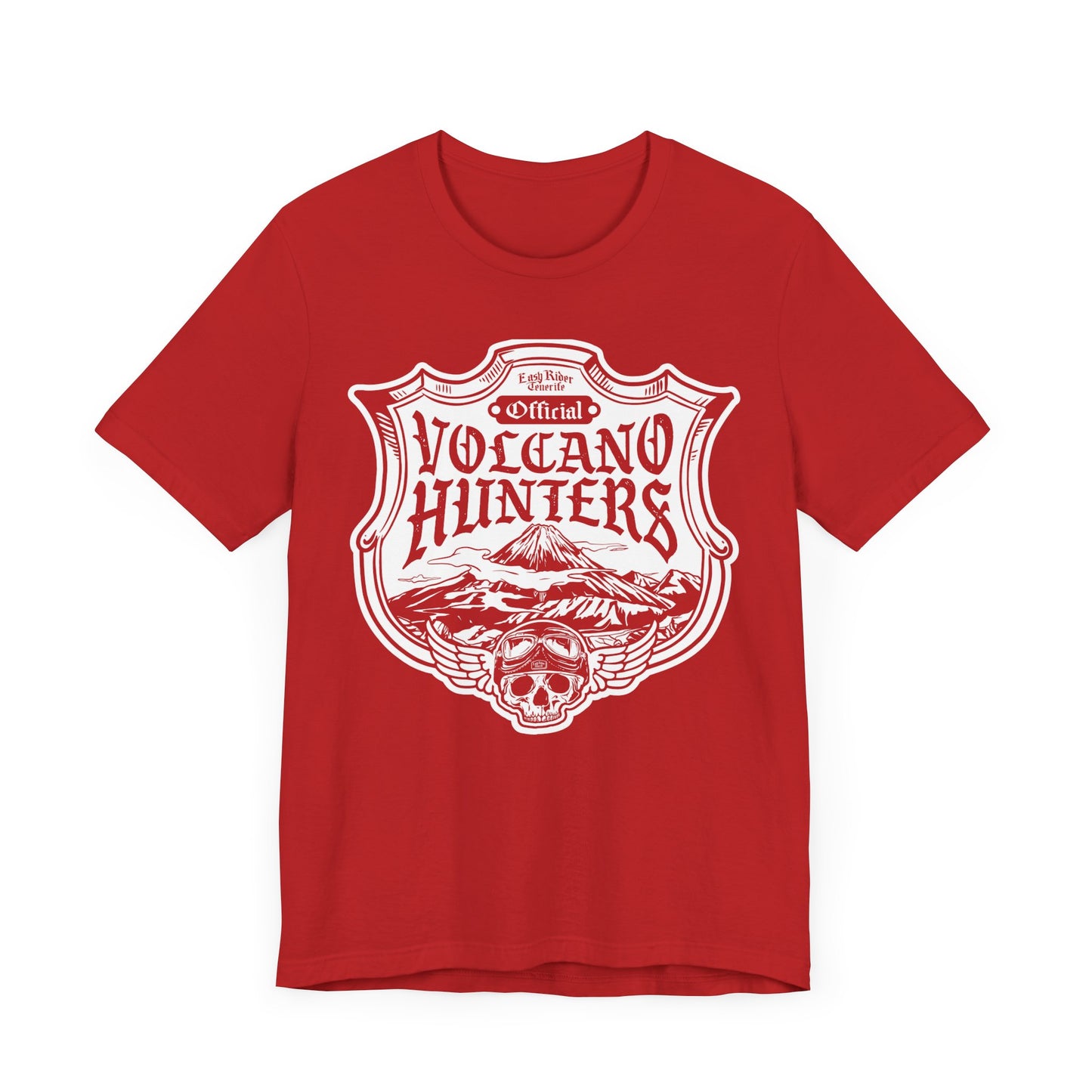 Easy Rider Tenerife - Volcano Hunter - Unisex Jersey Short Sleeve Tee