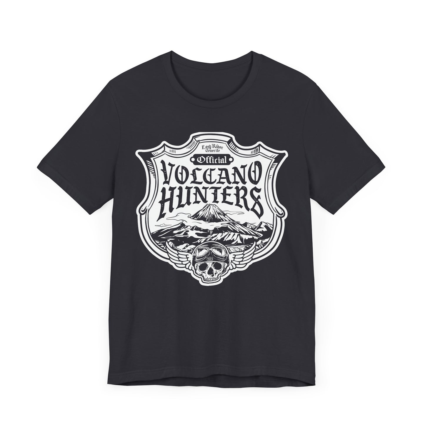 Easy Rider Tenerife - Volcano Hunter - Unisex Jersey Short Sleeve Tee