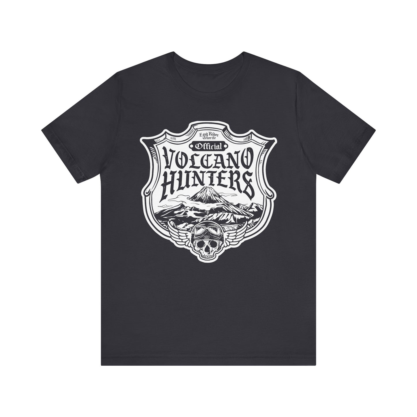 Easy Rider Tenerife - Volcano Hunter - Unisex Jersey Short Sleeve Tee