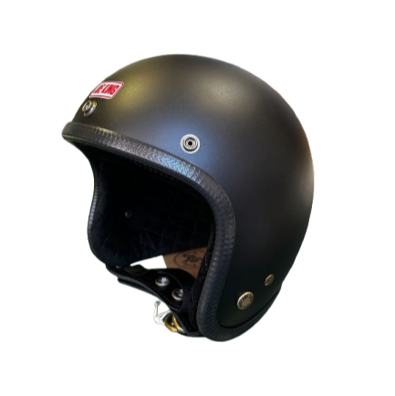 Joe King Helmet - Matte Black / Black interior XXL