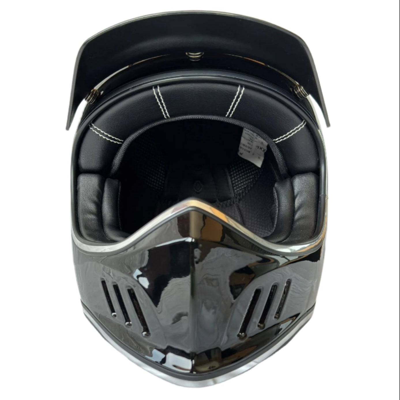 Gloss Black Full Face Motorcycle Helmet