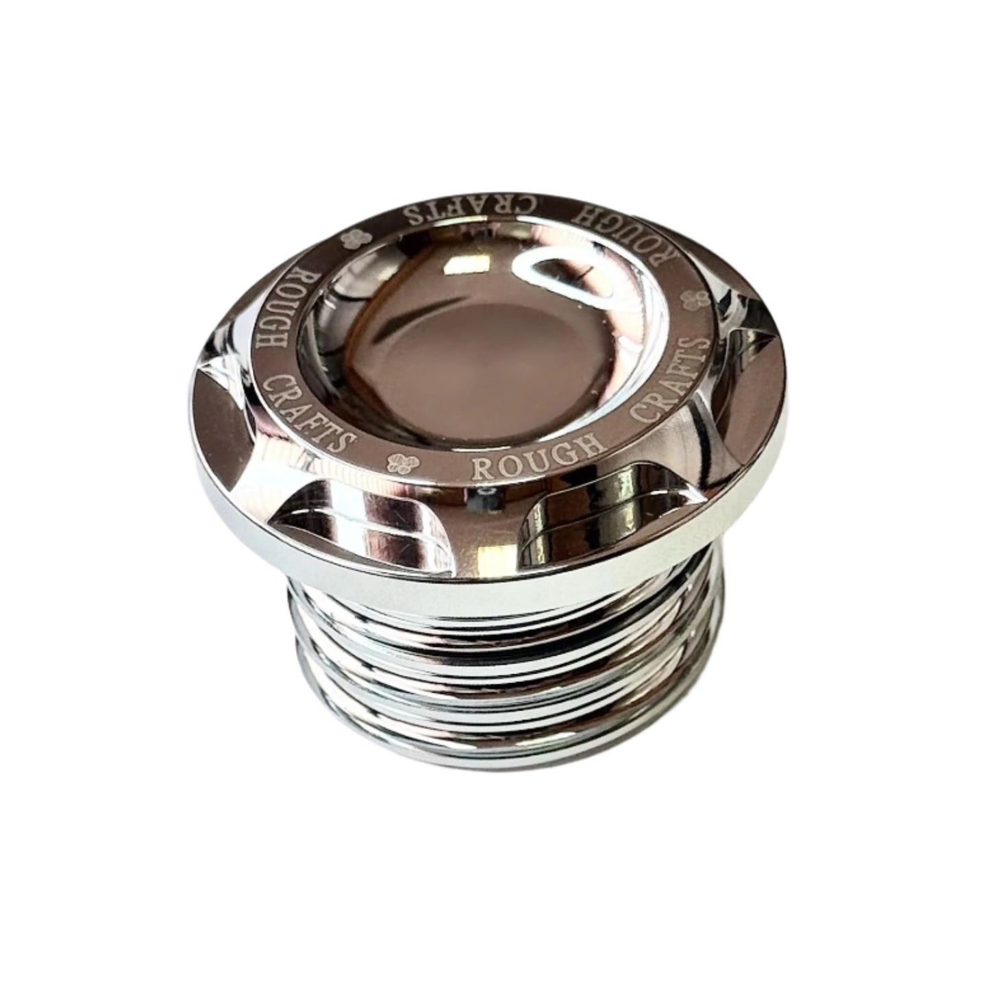 Chrome Rough Crafts Gear Petrol Cap