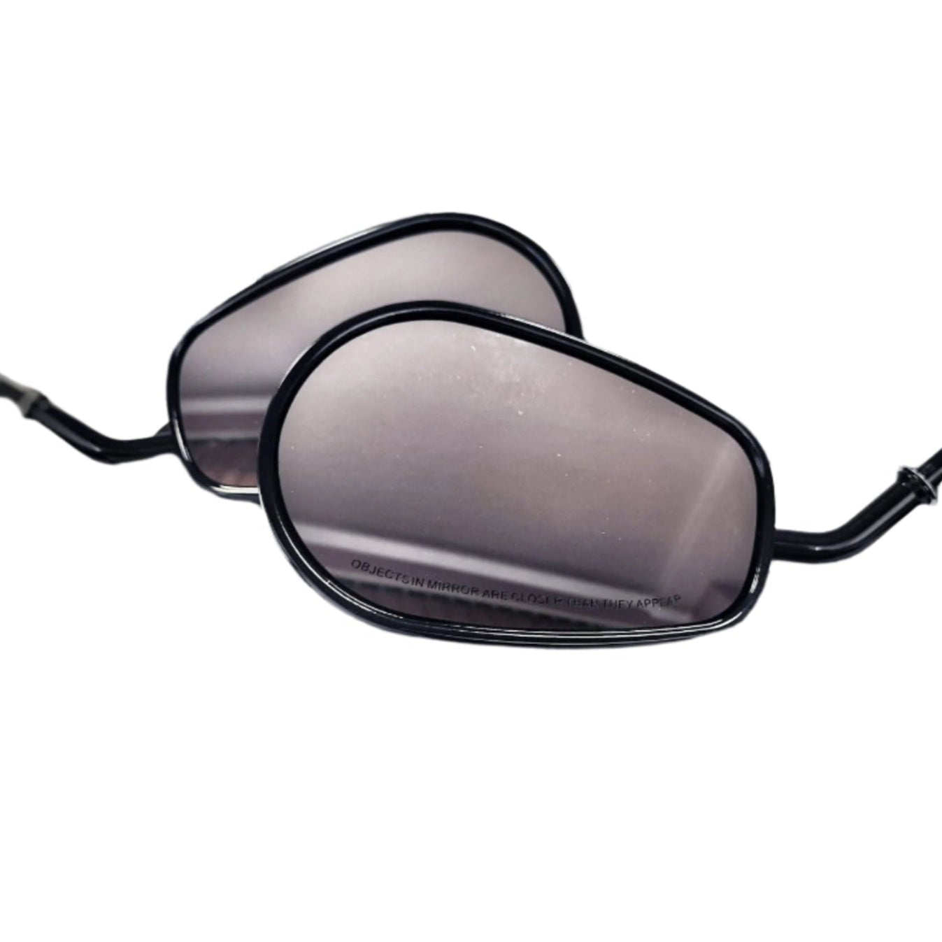 Classic Round Black Wing Mirrors for Harley Davidson