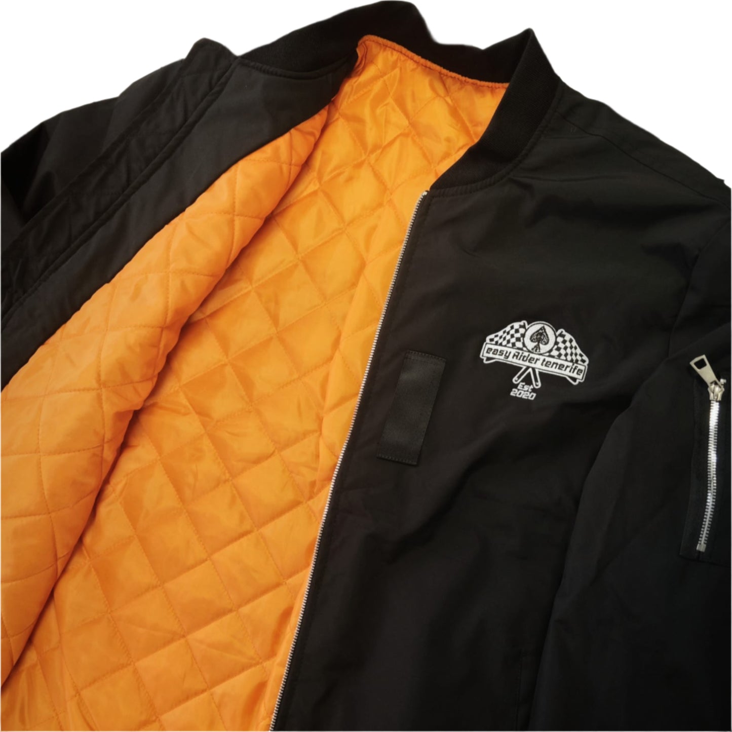 ER Bomber Jacket – Orange Lined