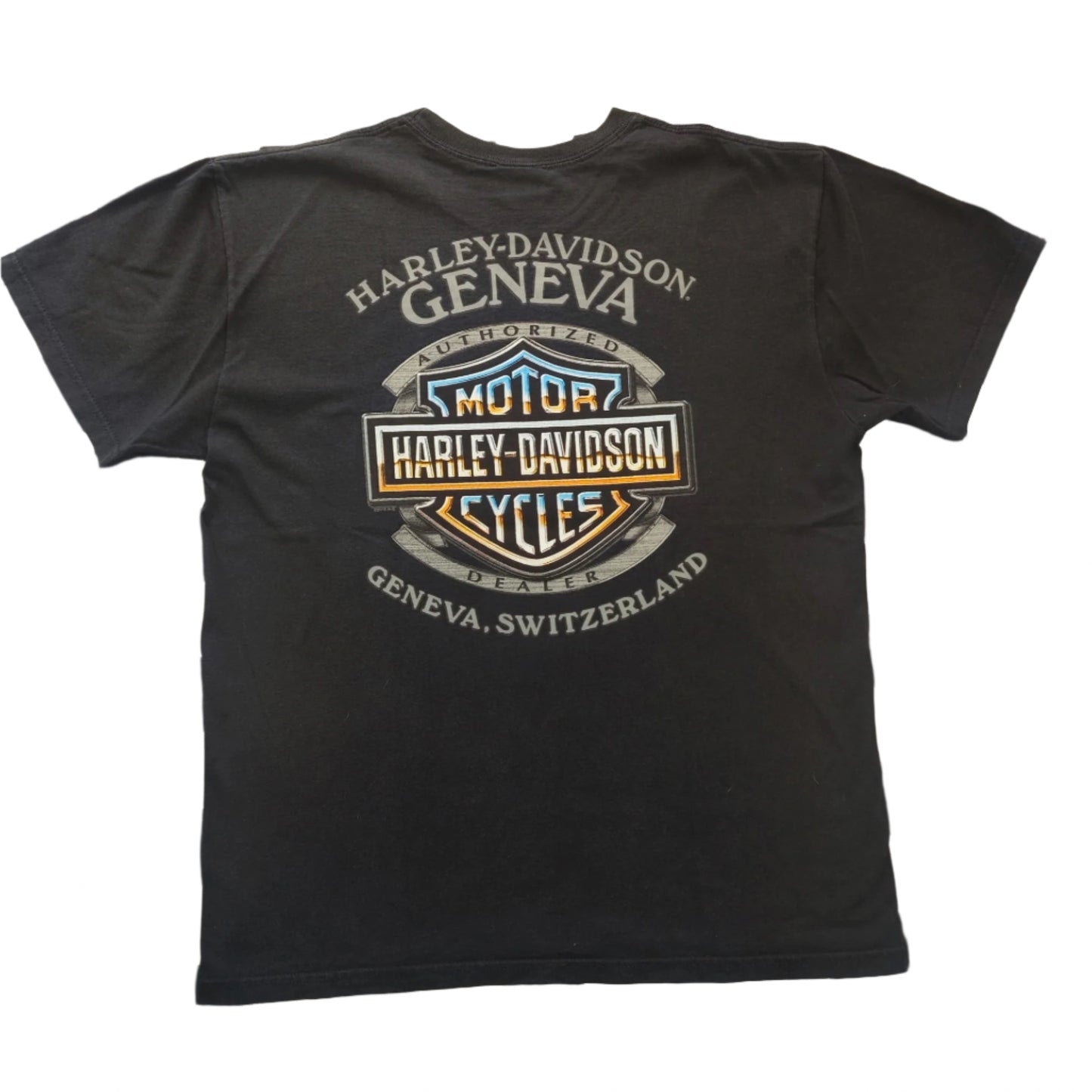 Harley-Davidson Geneva, Switzerland T-Shirt- Large