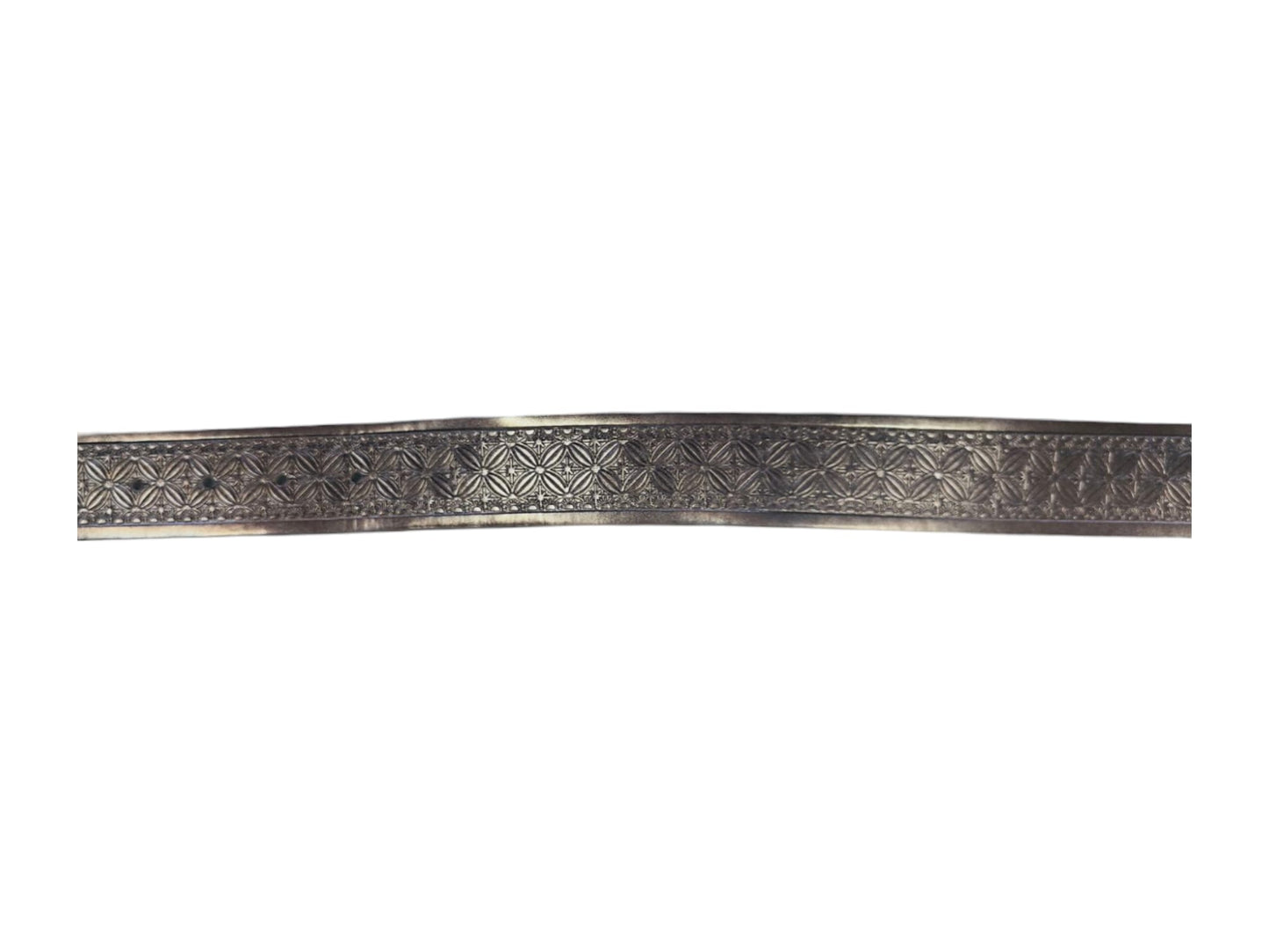 Pewter Lucky 13 Belt Buckle with Leather Belt