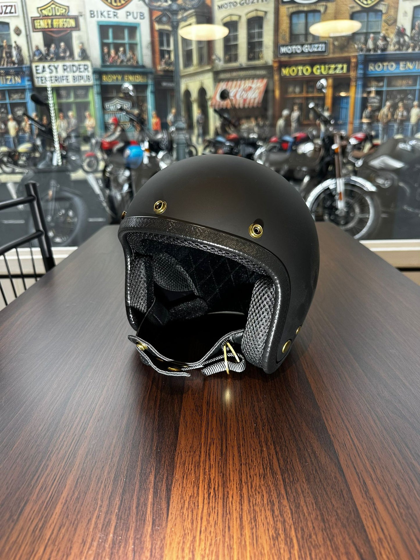 Skidlids Novelty Helmets MATTE BLACK/BLACK