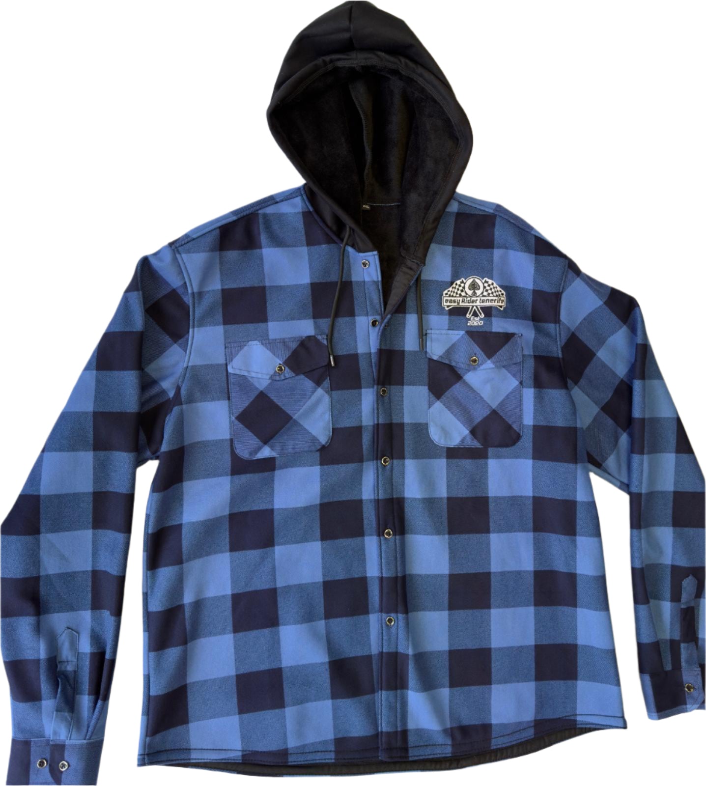Easy Rider Checkered Hooded Fleece