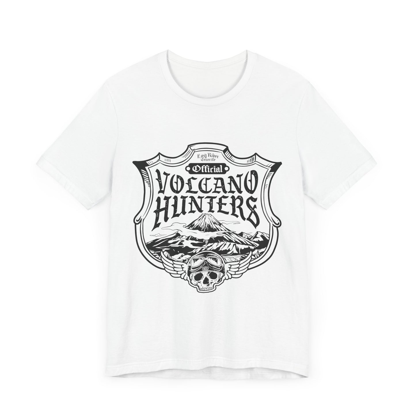 Easy Rider Tenerife - Volcano Hunters - Unisex Jersey Short Sleeve Tee