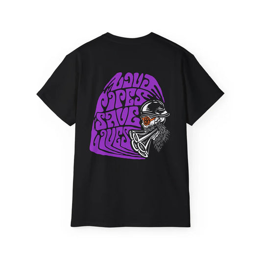 Loud Pipes Save Lives Tee - Canaries Shipping Only