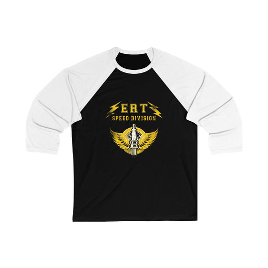 ERT Speed Division  - Unisex 3\4 Sleeve Baseball Tee