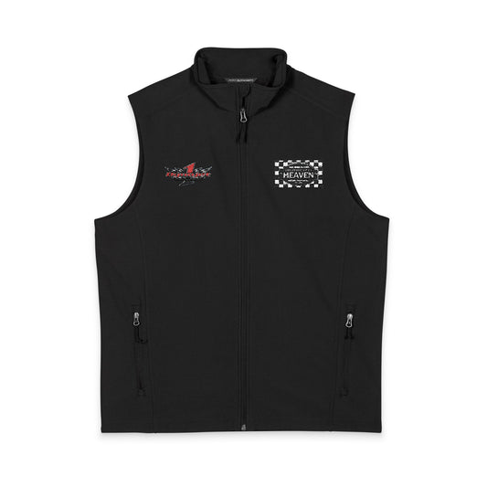 Motorcycle Heaven - Men's Black Soft Shell Vest