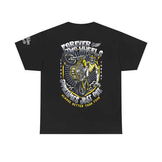 Forever Two Wheels Tshirt (Canaries Shipping Only)