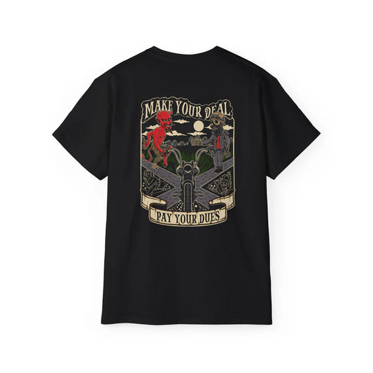 Make Your Deal - Pay Your Dues Tee (Canaries shipping only)