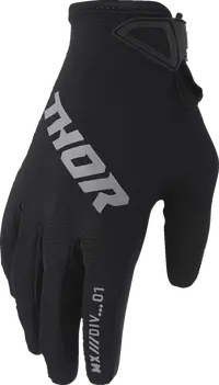 THOR GLOVES YOUTH RIDEMODE STATIC BLACK S