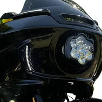 CUSTOM DYNAMICS ECE COMPLIANT SHARK DEMON™ 2 LED HEADLIGHT FOR LOW RIDER ST