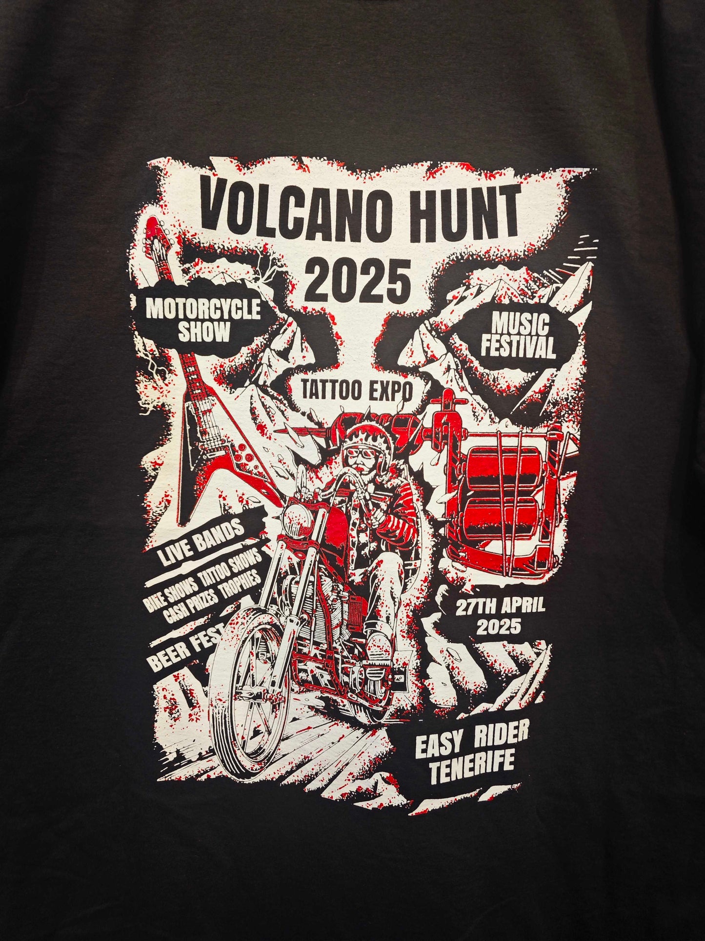 Volcano Hunter 2025 Event Tee - Direct From The Speed Shop