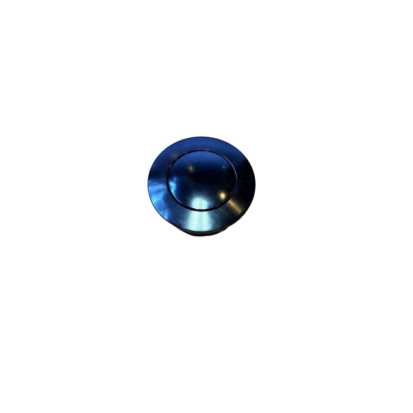 Push-release fuel cap