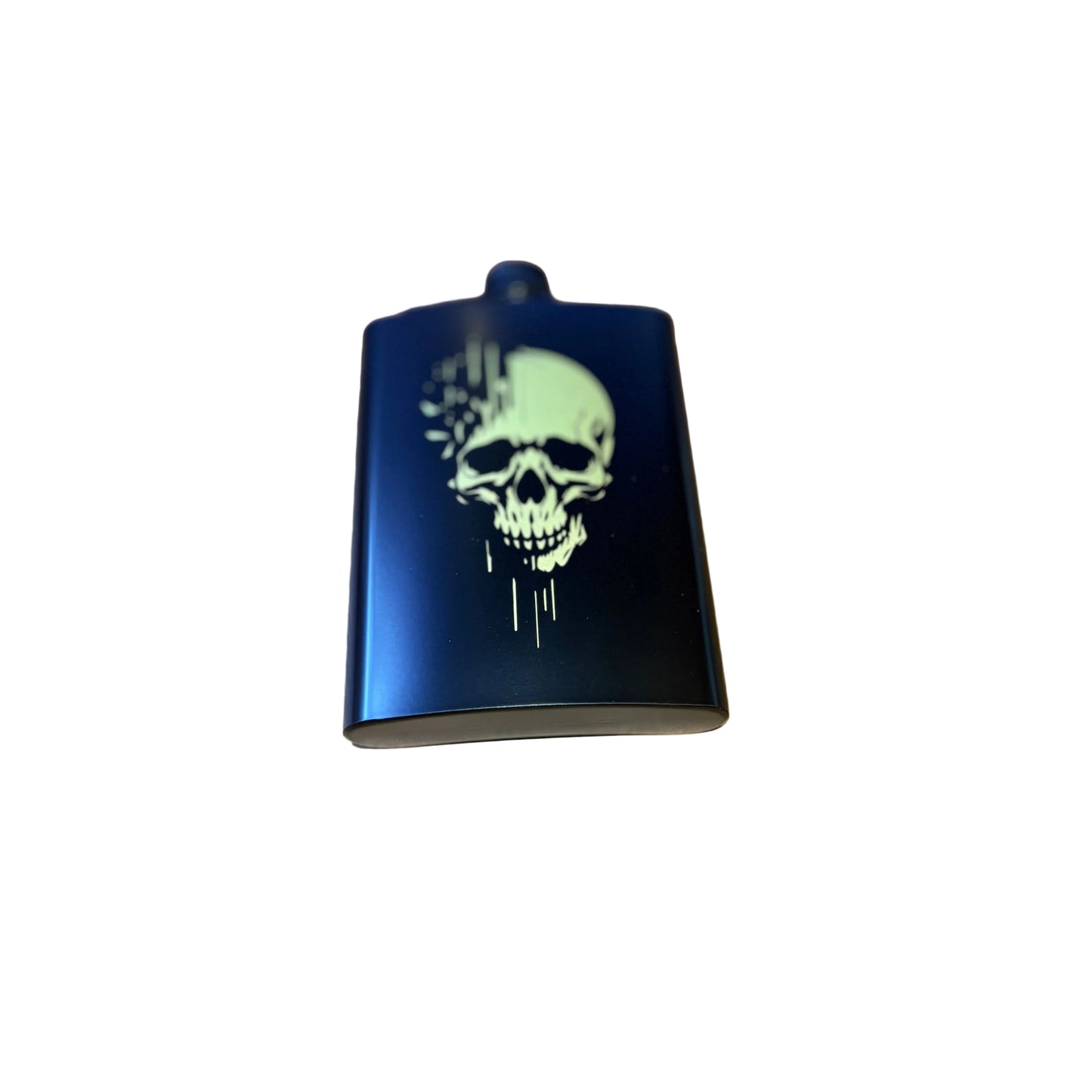 Hip Flask - Dripping Skull