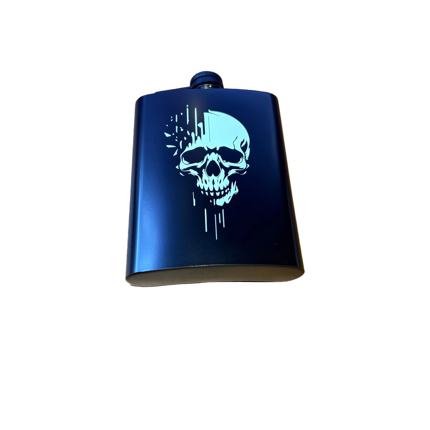 Hip Flask - Dripping Skull