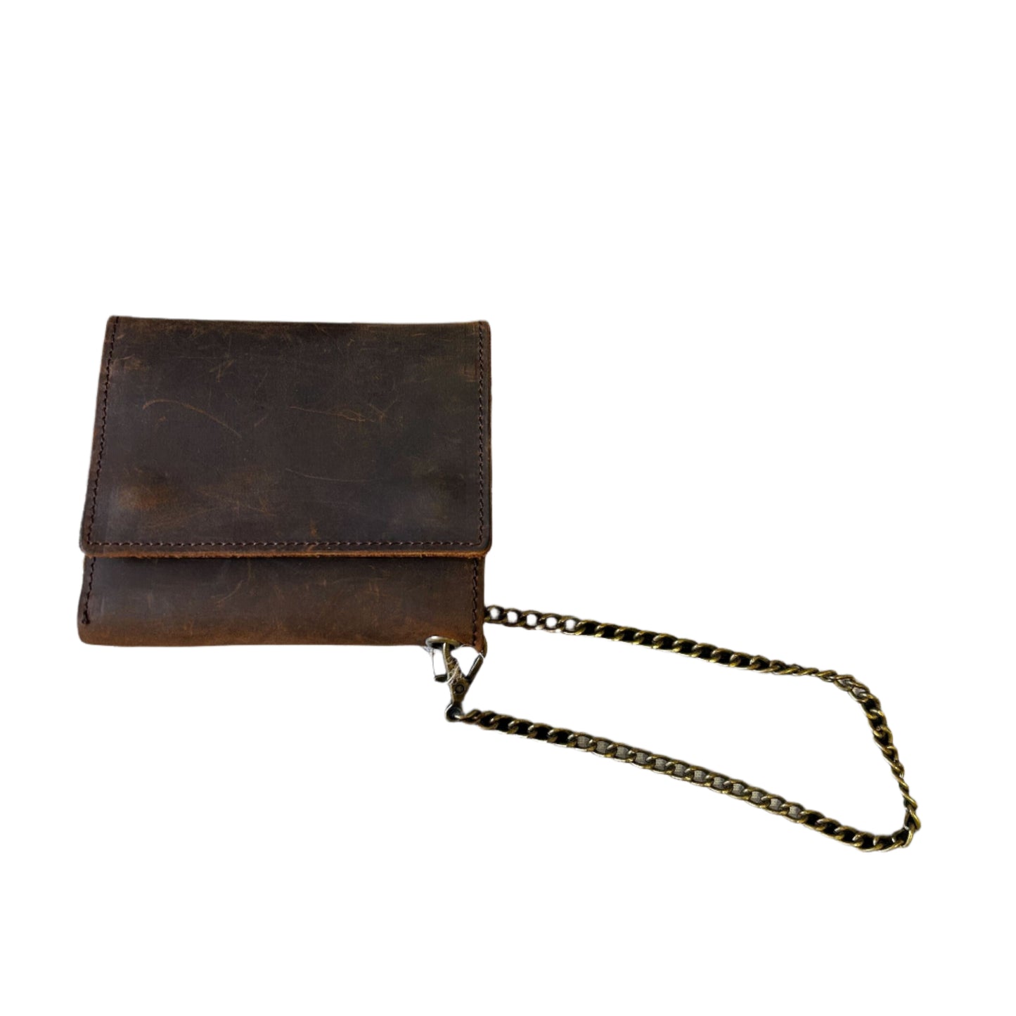 Leather Wallet - With Chain