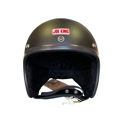 Joe King Helmet - Matte Black / Black interior XXL