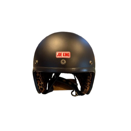 Joe King Helmet - Matte Black / Leopard L