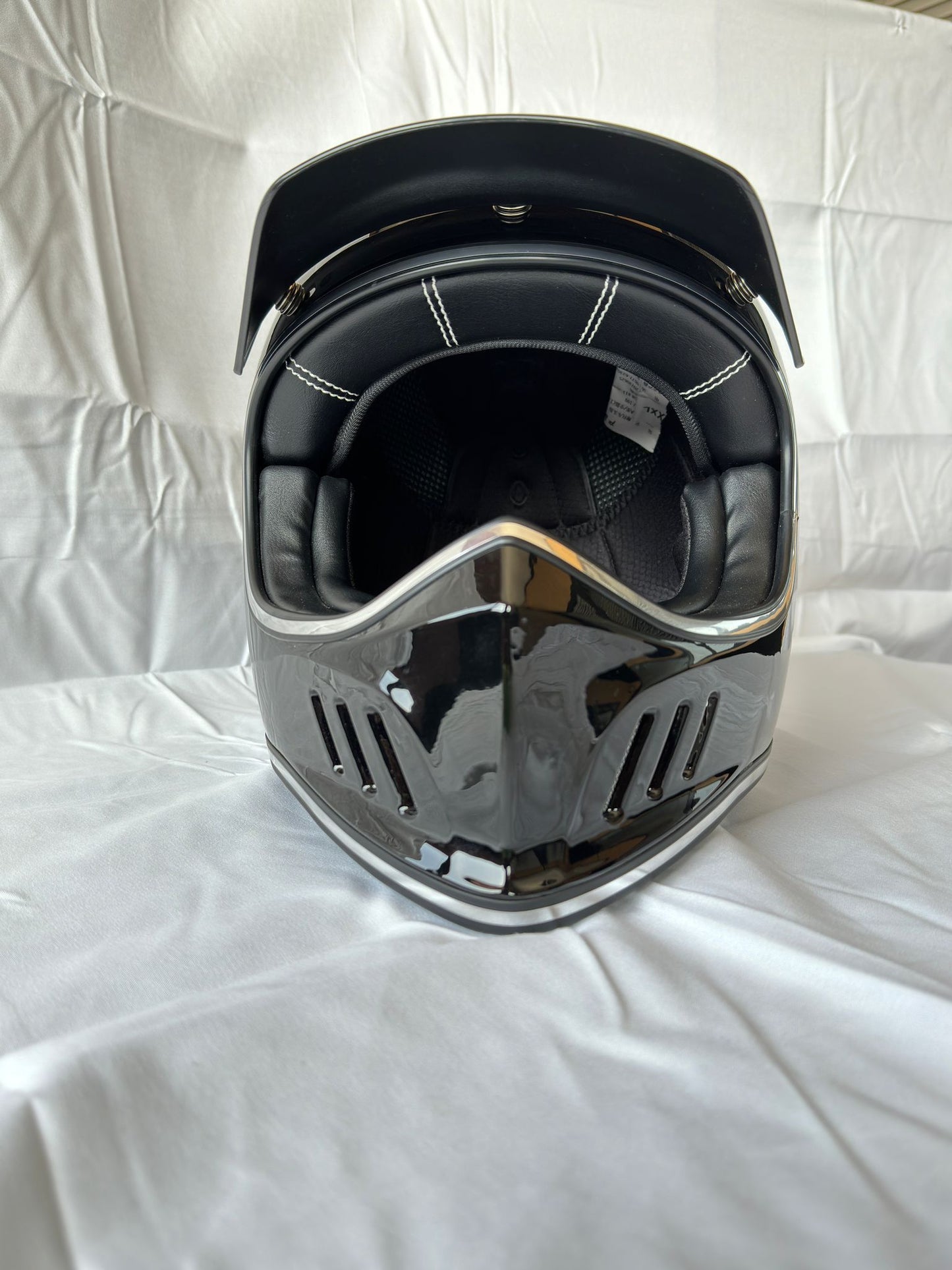 Gloss Black Full Face Motorcycle Helmet