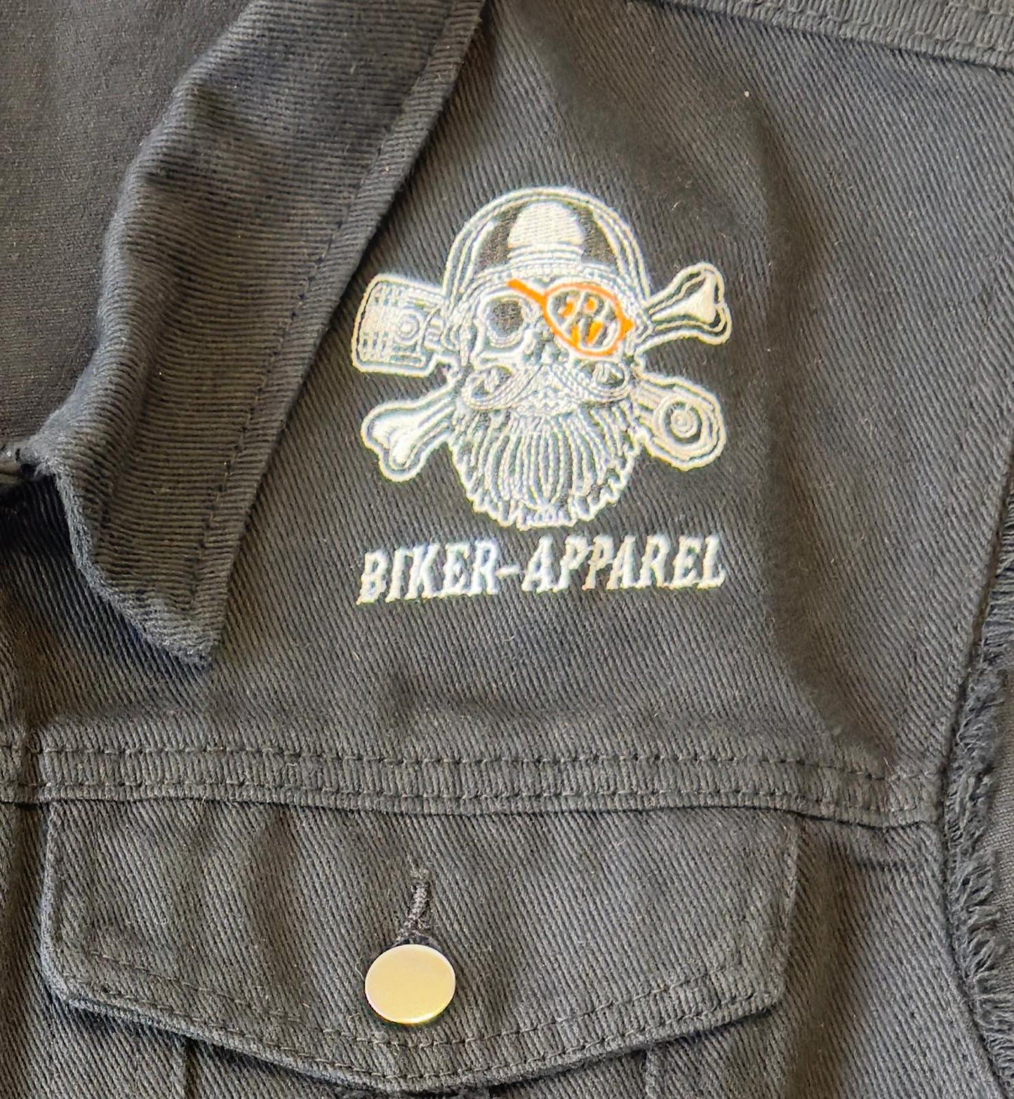 Easy Rider Denim Biker Vest