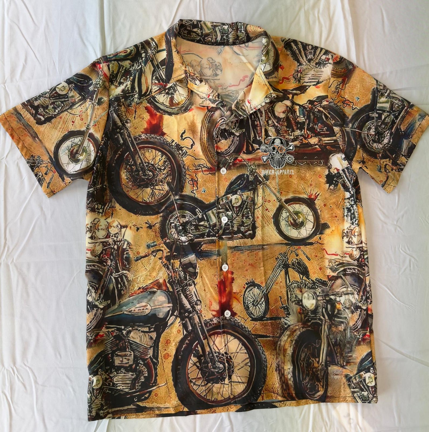 ERT Apparel Hawaiian Biker Shirt