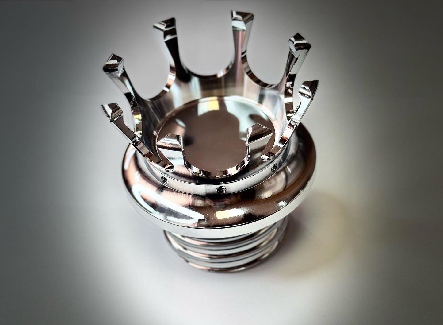 Chrome Crown Petrol Cap