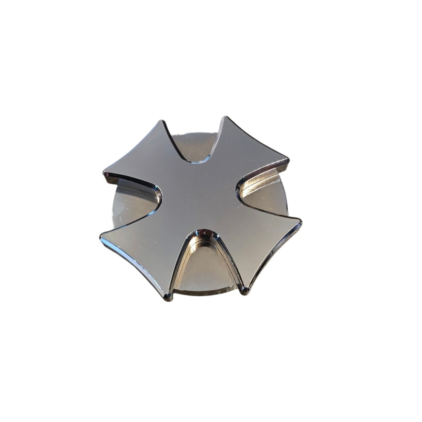 Chrome Cross Petrol Cap