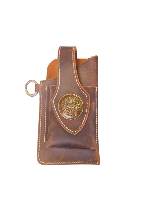 Retro Leather Belt Case for Smart Phone