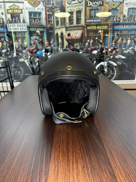 Skidlids Novelty Helmets MATTE BLACK/BLACK