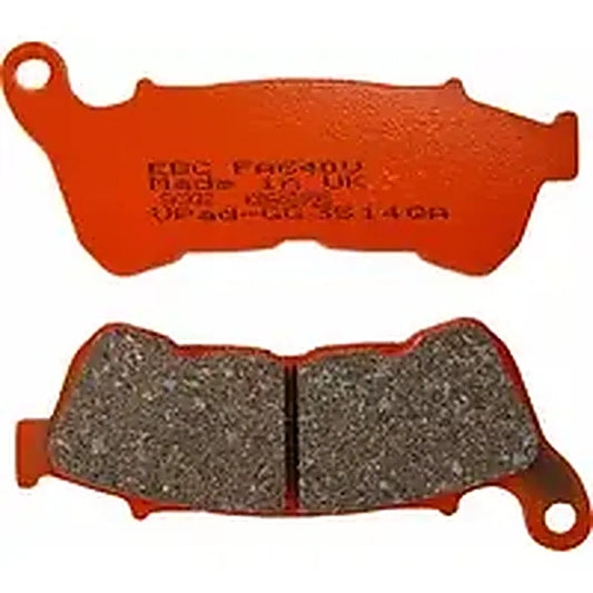 EBC BRAKE PAD VEE SEMISNTRD FRONT