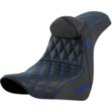 SADDLEMEN SEAT PRO SERIE SDC FLSB/FXLR 18-UP - GRIPPER - W/BR - BLUE