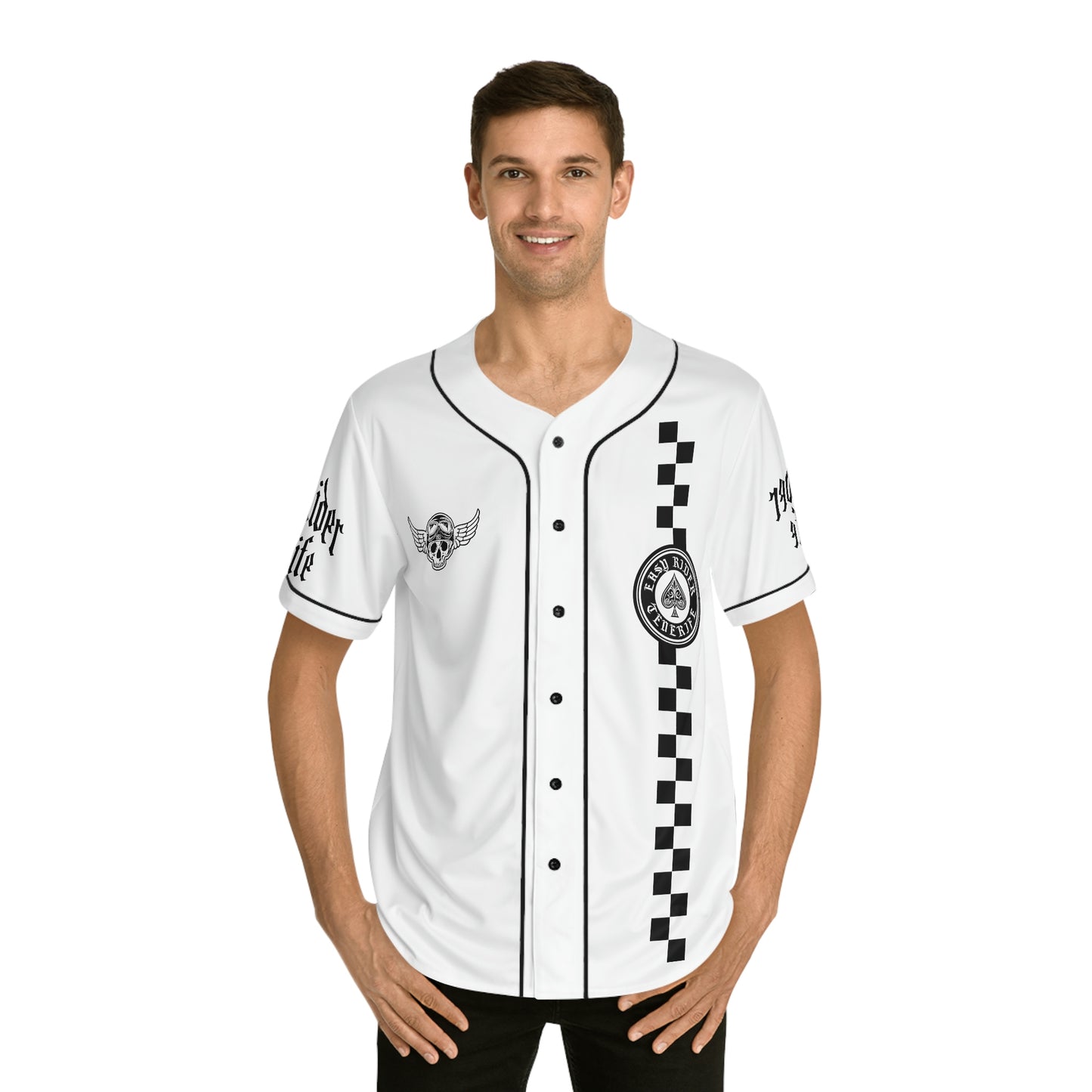 Easy Rider Tenerife Men's Baseball Jersey (AOP)