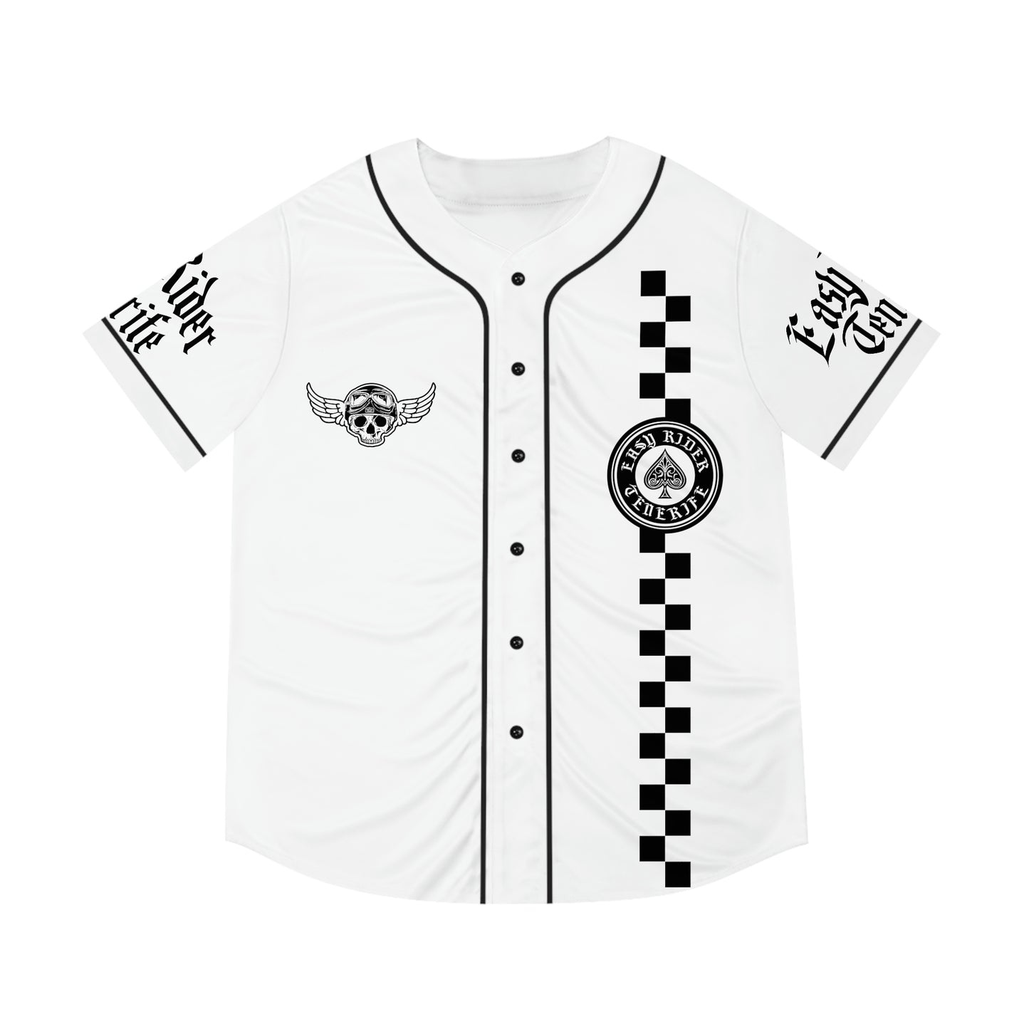 Easy Rider Tenerife Men's Baseball Jersey (AOP)