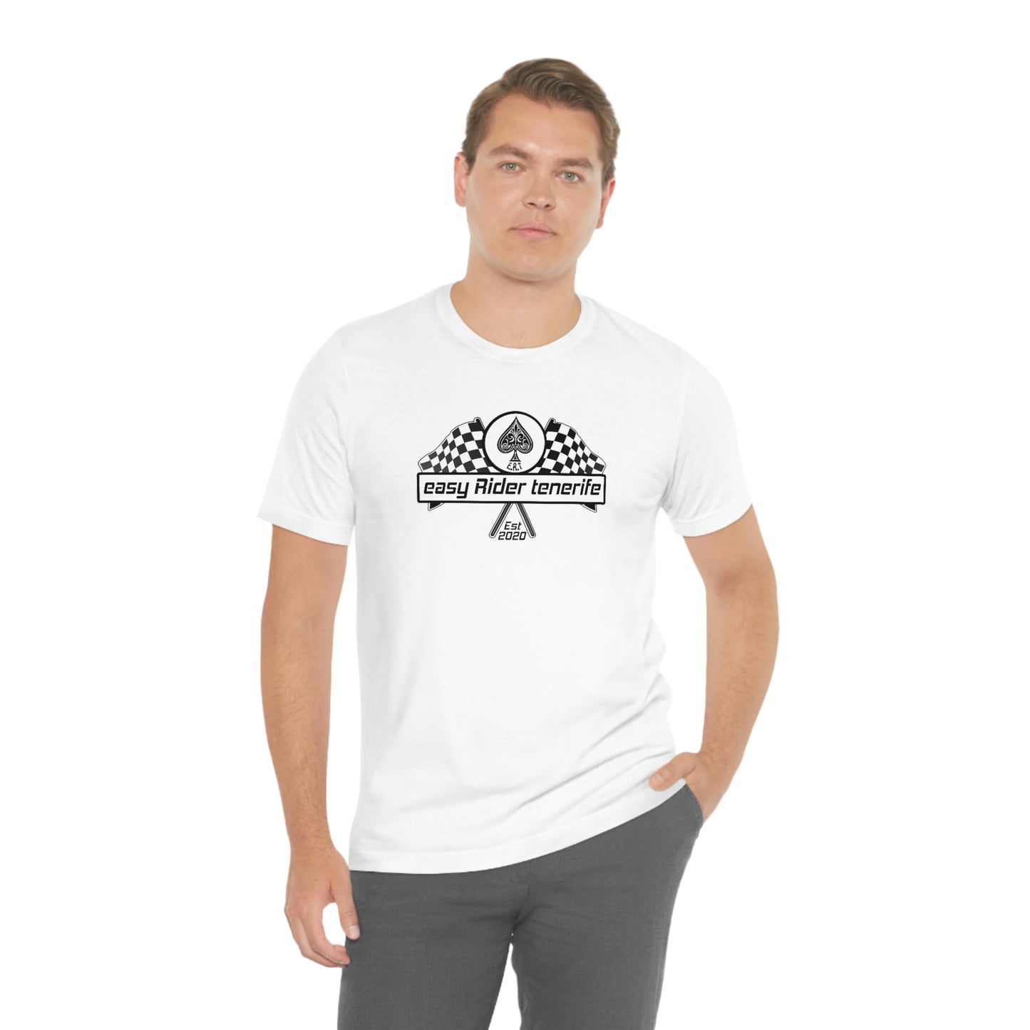 Easy Rider Tenerife Classic Logo Unisex Jersey Short Sleeve Tee