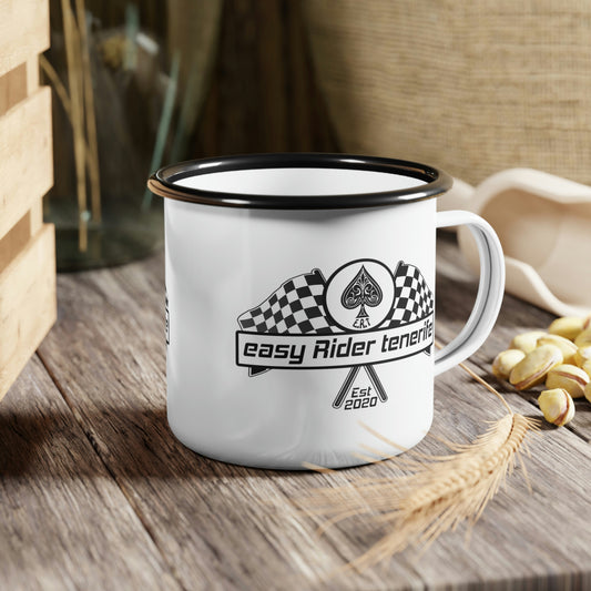 Easy Rider Tenerife Classic Logo Enamel Camp Cup